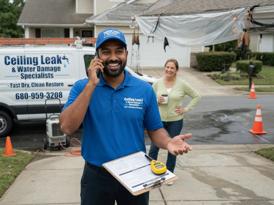 Ceiling Leak Cleanup Greenville, NH FAQs